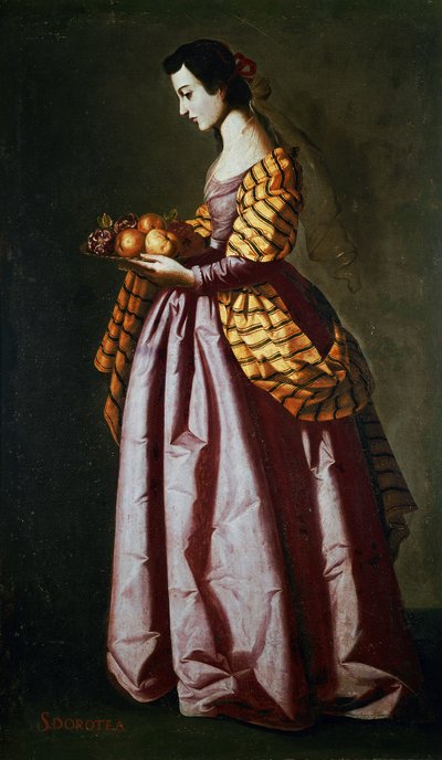 Saint Dorothy by Francisco de Zurbaran