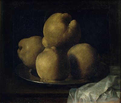 Still Life with Dish of Quince by Francisco de Zurbaran