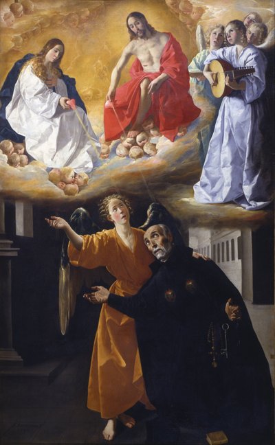 The Vision of Saint Alphonsus Rodríguez by Francisco de Zurbaran