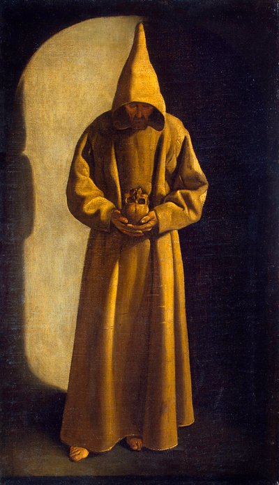 Saint Francis of Assisi by Francisco de Zurbaran