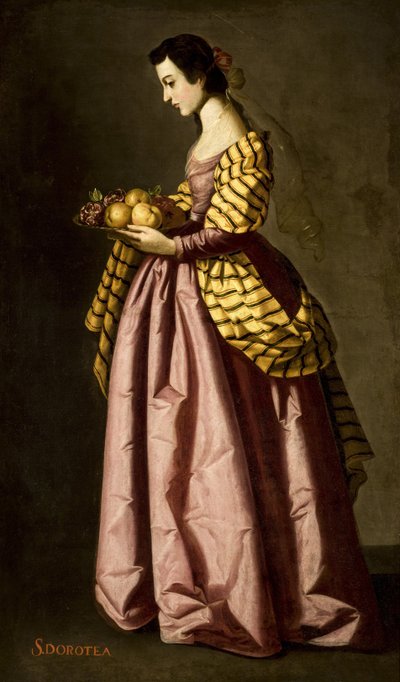 Saint Dorothy by Francisco de Zurbaran