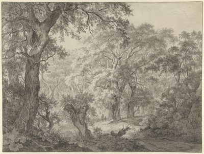 Forest Landscape by Franciscus Andreas Milatz