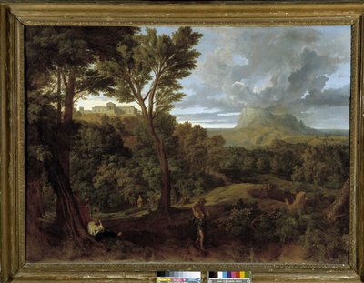 Landscape by Francisque Millet