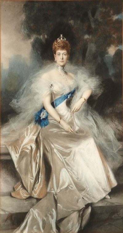 Queen Alexandra by Francois (after) Flameng