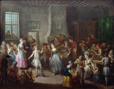 Interior of a Tavern by Francois Aubert
