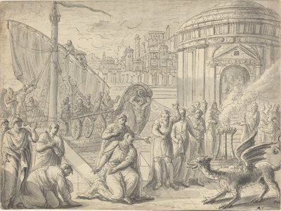 The Arrival of Aesculapius in Rome by Francois Boitard