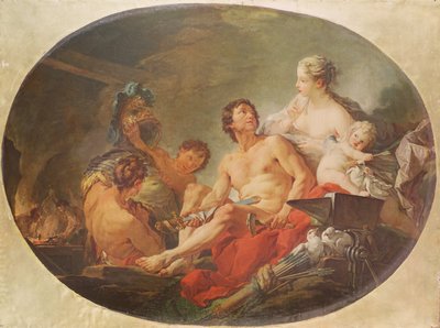 The Foundry of the God Vulcan by François Boucher