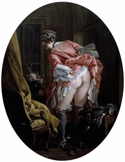 The Raised Skirt by François Boucher