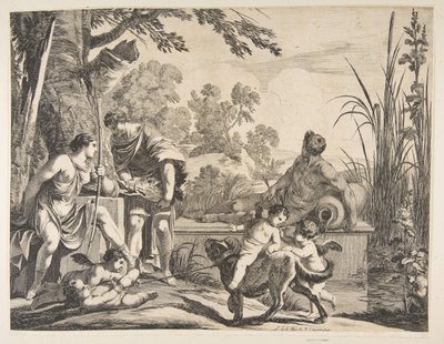 Meleager and Atalanta by Francois Chauveau