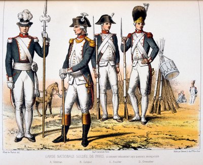 Garde Nationale Soldée de Paris by Francois Cudet