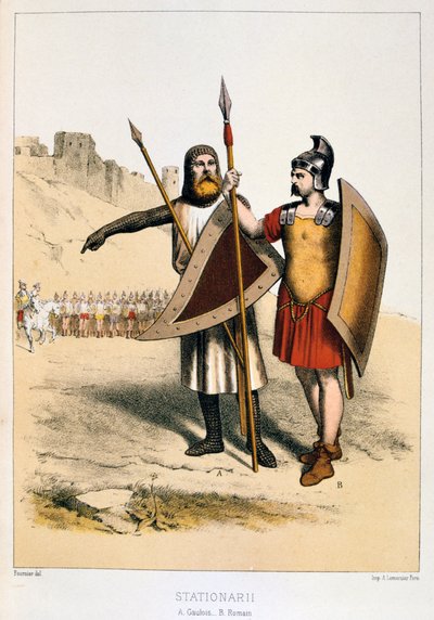 Stationarii, a Gaul and a Roman by Francois Cudet