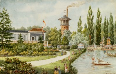 A Leisure Park Outside Paris by Francois Debret