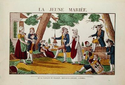 The Newly-Weds by Francois Georgin