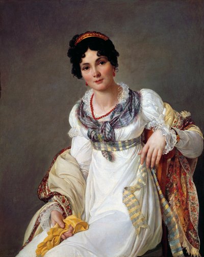 Portrait Of A Woman by Francois Henri Mulard