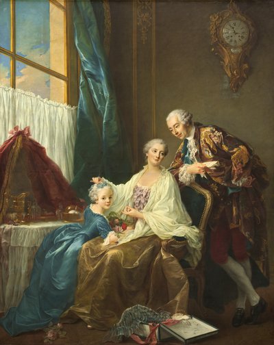 Family Portrait by Francois Hubert Drouais