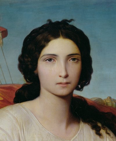 Esther as an Odalisque (detail) by Francois Leon Benouville