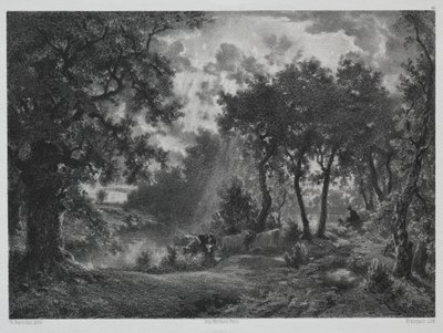 After the Shower by Francois Louis Francais