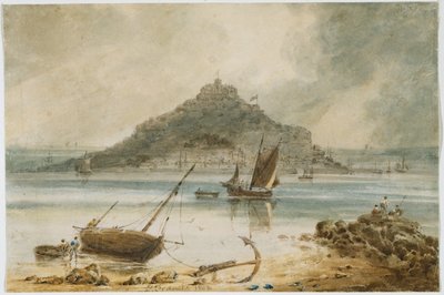 Mont St Michel, 1802 by Francois Louis Thomas Francia