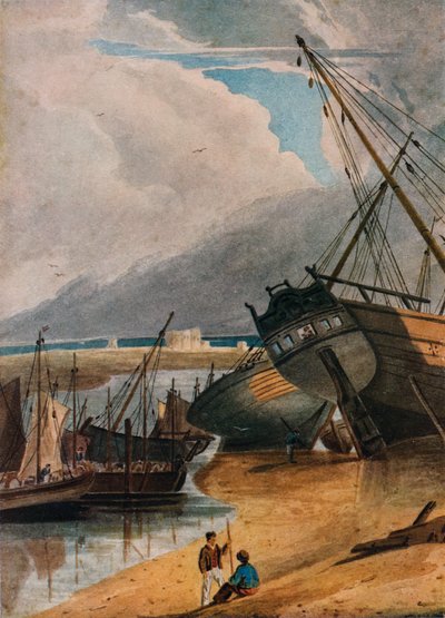 Shipping at Deal, c1800, 1925 by Francois Louis Thomas Francia