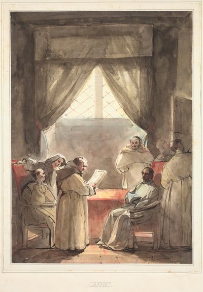 The Monks by Francois Marius Granet