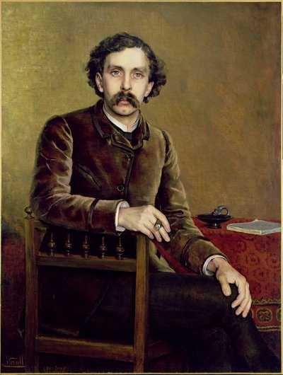 Portrait of Stephane Mallarme by Francois Nardi
