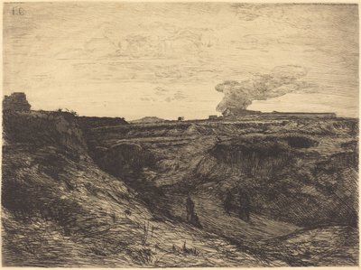 Quarry near Montmartre by Francois Nicolas Chifflart