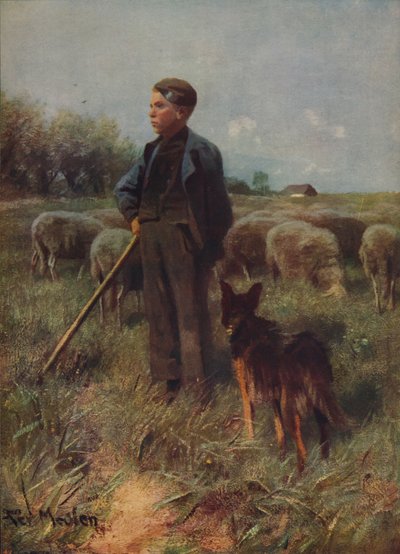 The Young Shepherd by Francois Pieter ter Meulen