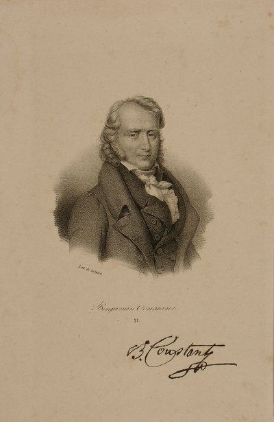 Henri Benjamin Constant de Rebecque (1767-1830) by Francois Seraphin Delpech