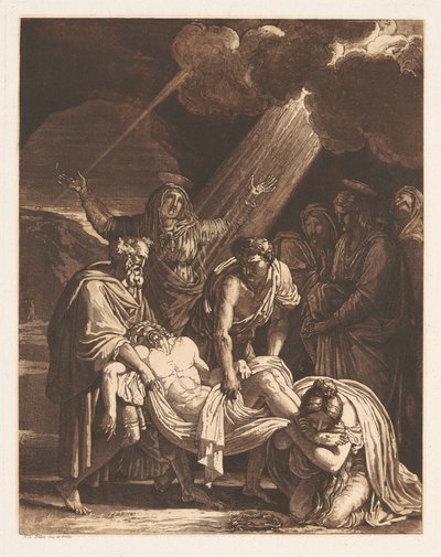 Christ Carried to the Tomb by Francois Xavier Fabre