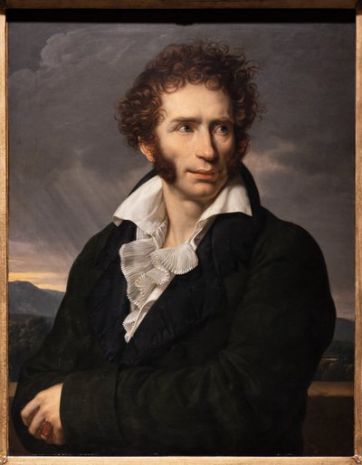 Ugo Foscolo by Francois Xavier Fabre