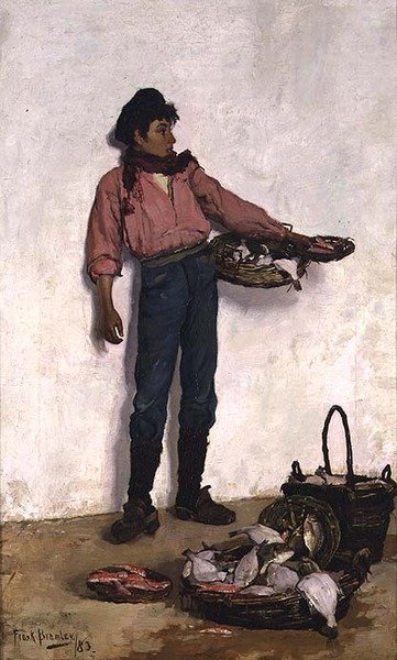 Neapolitan Fisher Boy, c.1883 by Frank Bramley