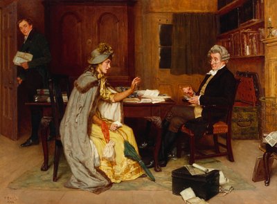 Consulting her Lawyer by Frank Dadd