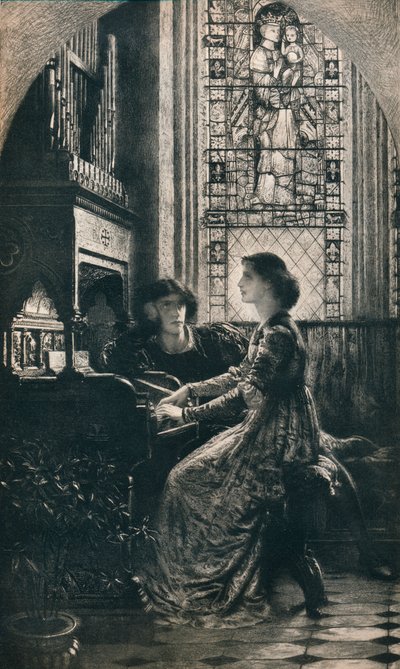 Harmony, 1877, 1912 by Frank Dicksee
