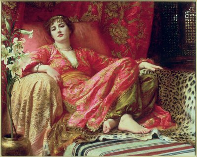 Leila, 1892 by Frank Dicksee