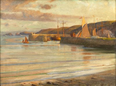 On the North Devon Coast by Frank Dicksee