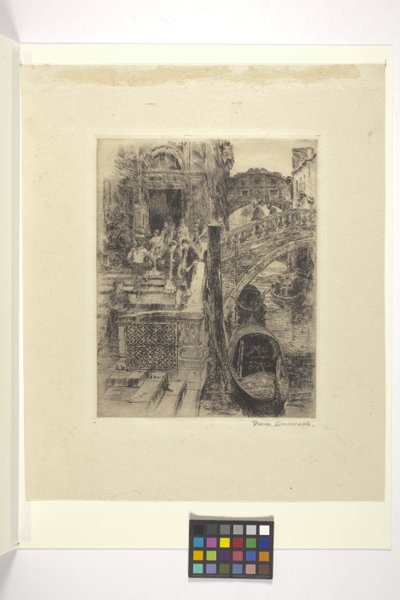 Bridge Of Sighs, Venice (Plate 1) by Frank Duveneck