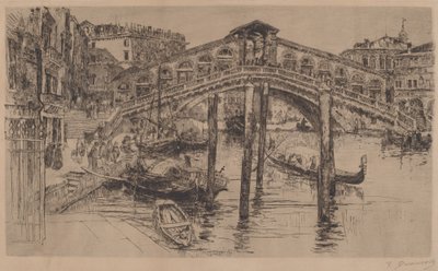 The Rialto, Venice by Frank Duveneck