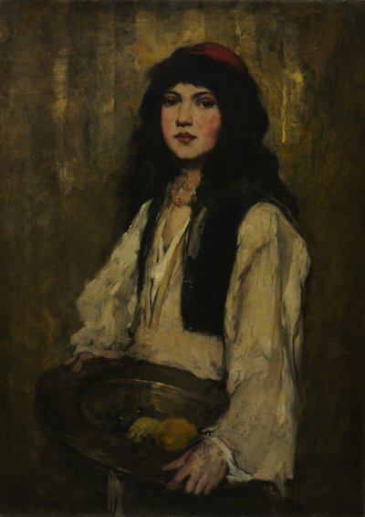 The Venetian Girl by Frank Duveneck