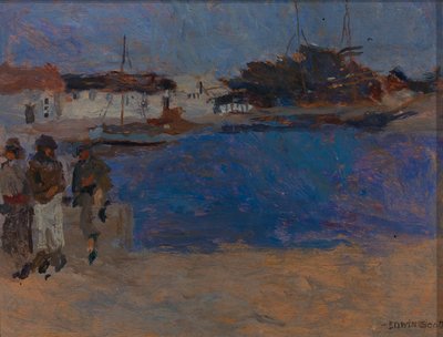 Coast Near Cherbourg by Frank Edwin Scott
