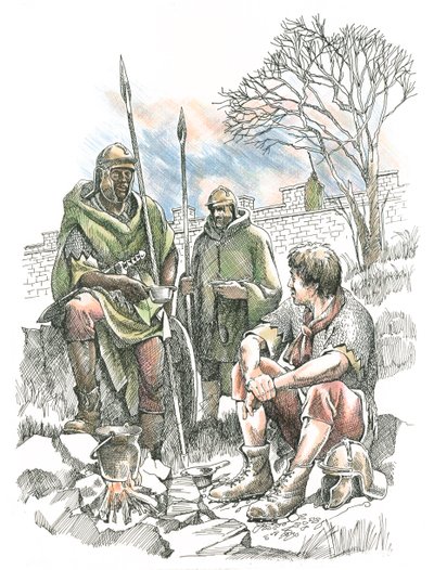 Roman soldiers by Frank Gardiner
