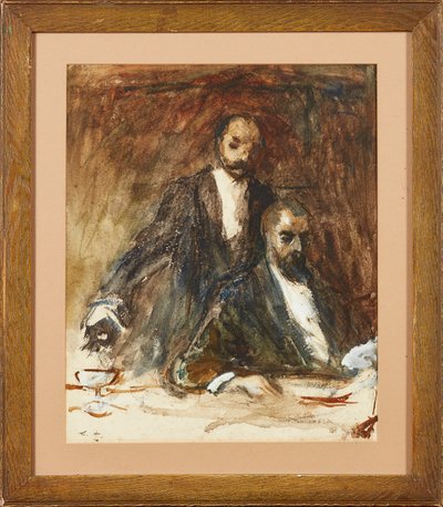 Another Glass, Sir? by Frank Holl