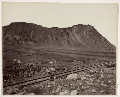 Cinnabar Mountain, Devil Slide by Frank Jay Haynes