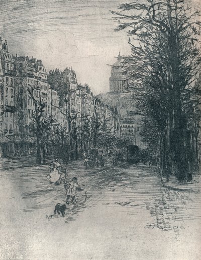 Avenue des Gobelins, Paris by Frank Milton Armington