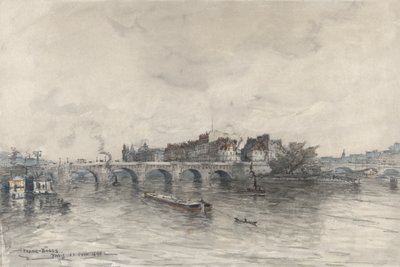 The Isle, Paris (Pont Neuf) by Frank Myers Boggs