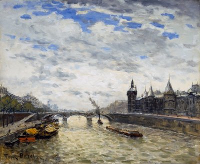 The Seine, Paris by Frank Myers Boggs