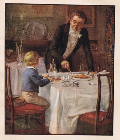 The friendly waiter by Frank Reynolds
