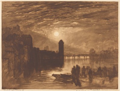 Moonlight on a River by Frank Short