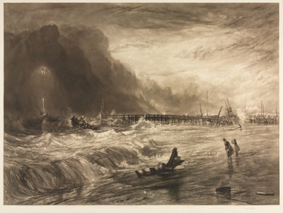 Vessel in Distress of Yarmouth by Frank Short