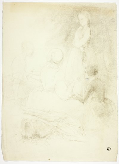 Four Young Women by Frank Stone