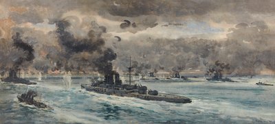 The Battle of Jutland by Frank Watson Wood